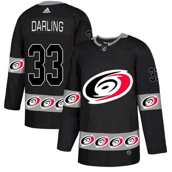 Men Carolina Hurricanes #33 Darling Black Adidas Fashion NHL Jersey->carolina hurricanes->NHL Jersey